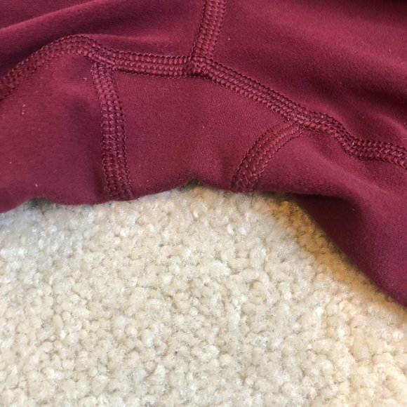 Athleta Asymmetric Elation 7/8 Tight, Red Garnet XL - Picture 13 of 15
